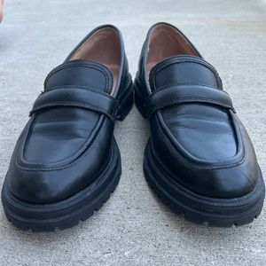 Madewell Bradley Black Lug Loafer: 9.5